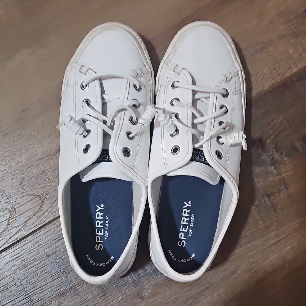 Sperry Off-White Canvas Shoes